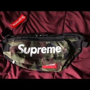 Supreme camouflage shoulder/waist bag